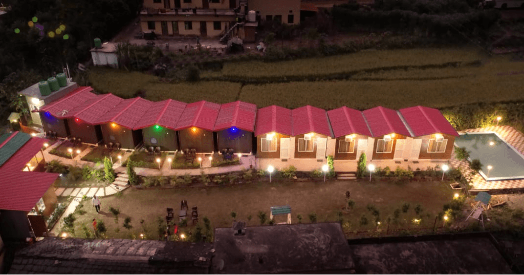 Camp resorts rishikesh live in cottage