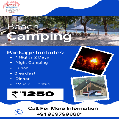 Beach Camping shivpuri rishikesh