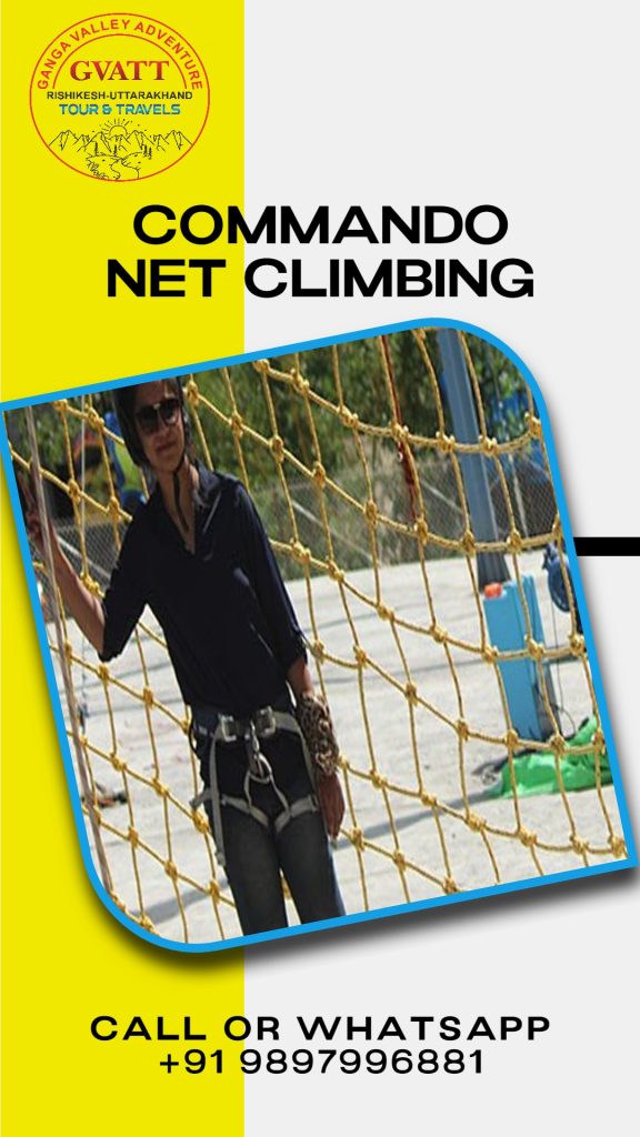 Commando Net Climbing Rishikesh