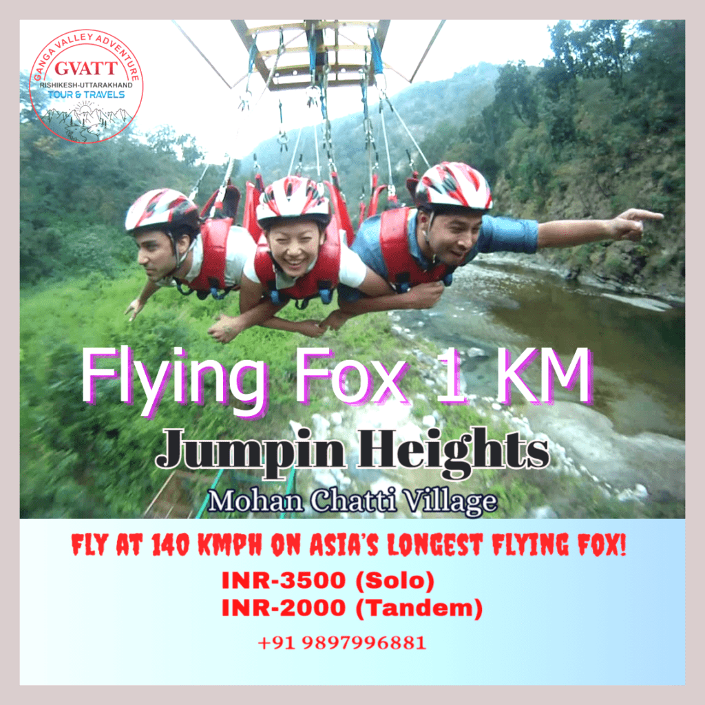 Fly at 140 kmph on Asia’s Longest Flying Fox!