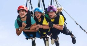 Giant Swing in Rishikesh 113 m/373 ft