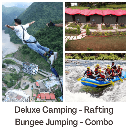 Deluxe Camping, Rafting, and Bungee Jumping Combo Package Rishikesh - 1 Night, 2 Days