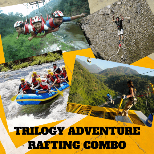 Thrilogy Adventure with Rafting Combo