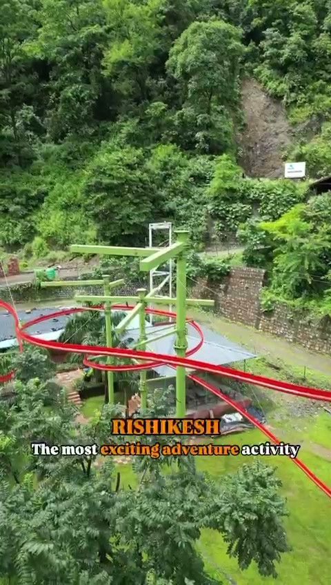 Thrill of the Roller Coaster Zipline in Rishikesh