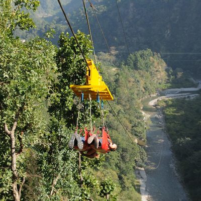 Flying Fox Activity in Rishikesh