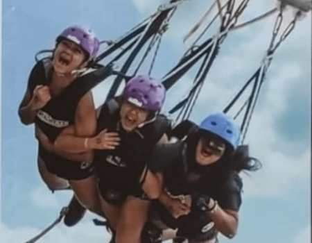 Giant Swing in Rishikesh 113 m/373 ft